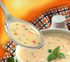 soupe aux céréales gluante pour la gastrite