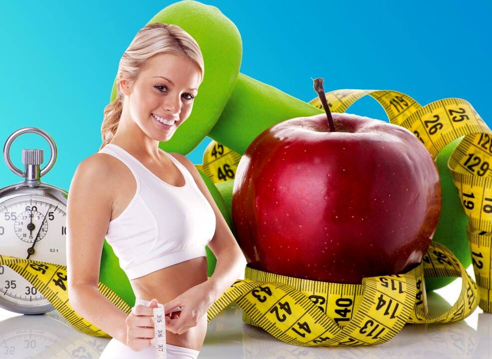 Perte de poids rapide avec PP et exercice physique.